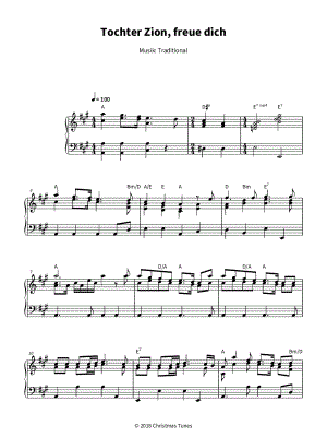 Tochter Zion, freue dich by George Frederick Handel - Sheet Music