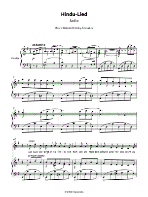 Hindu-Lied (Song of India)