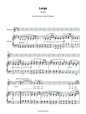 Largo from Xerxes (Ombra mai fu)