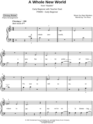 A Whole New World [early beginner]