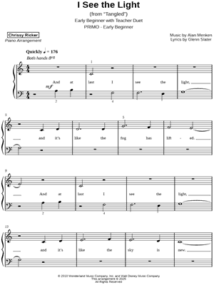 I See the Light [early beginner]