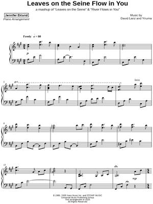 Leaves on the Seine Flow in You