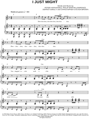 I Just Might - Bruno Mars