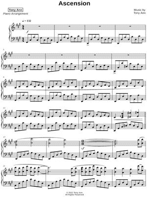 Ascension by Tony Ann - Sheet Music