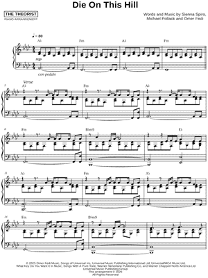 Die on This Hill by The Theorist - Sheet Music