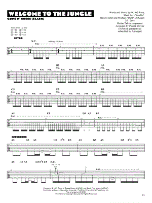 Appetite for Destruction [full album] by Mr. Tabs - Sheet Music