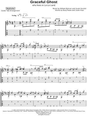 Graceful Ghost (who lives in La La Land) by SkyGuitar - Sheet Music