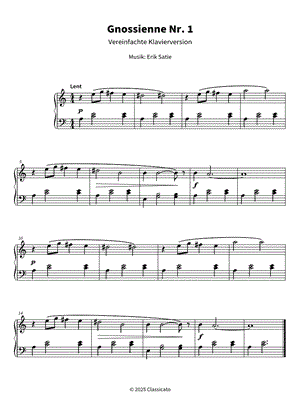 Gnossienne No. 1