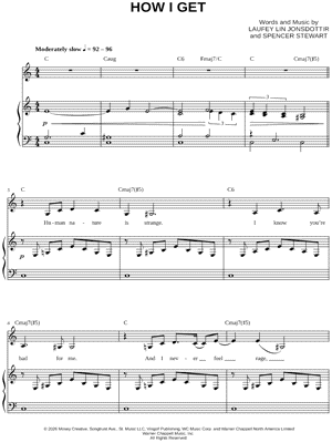 How I Get by Laufey - Sheet Music
