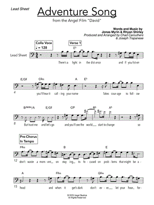 Adventure Song from DAVID [2025] - Sheet Music