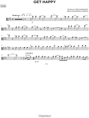 Get Happy - Viola
