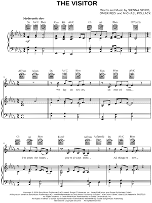 The Visitor by Sienna Spiro - Sheet Music