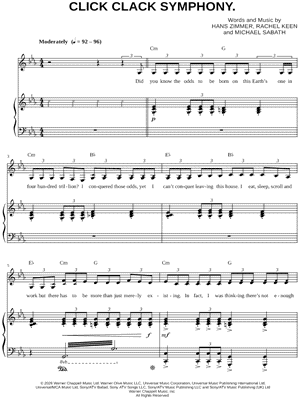 Click Clack Symphony. by RAYE feat. Hans Zimmer - Sheet Music