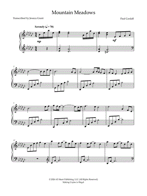 Mountain Meadows by Paul Cardall - Sheet Music