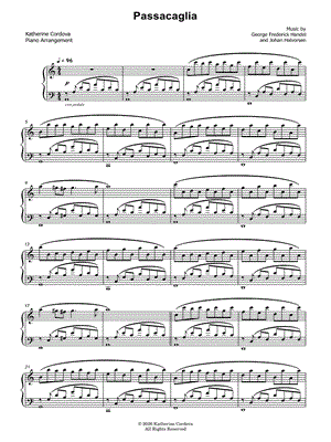 Passacaglia by Katherine Cordova - Sheet Music