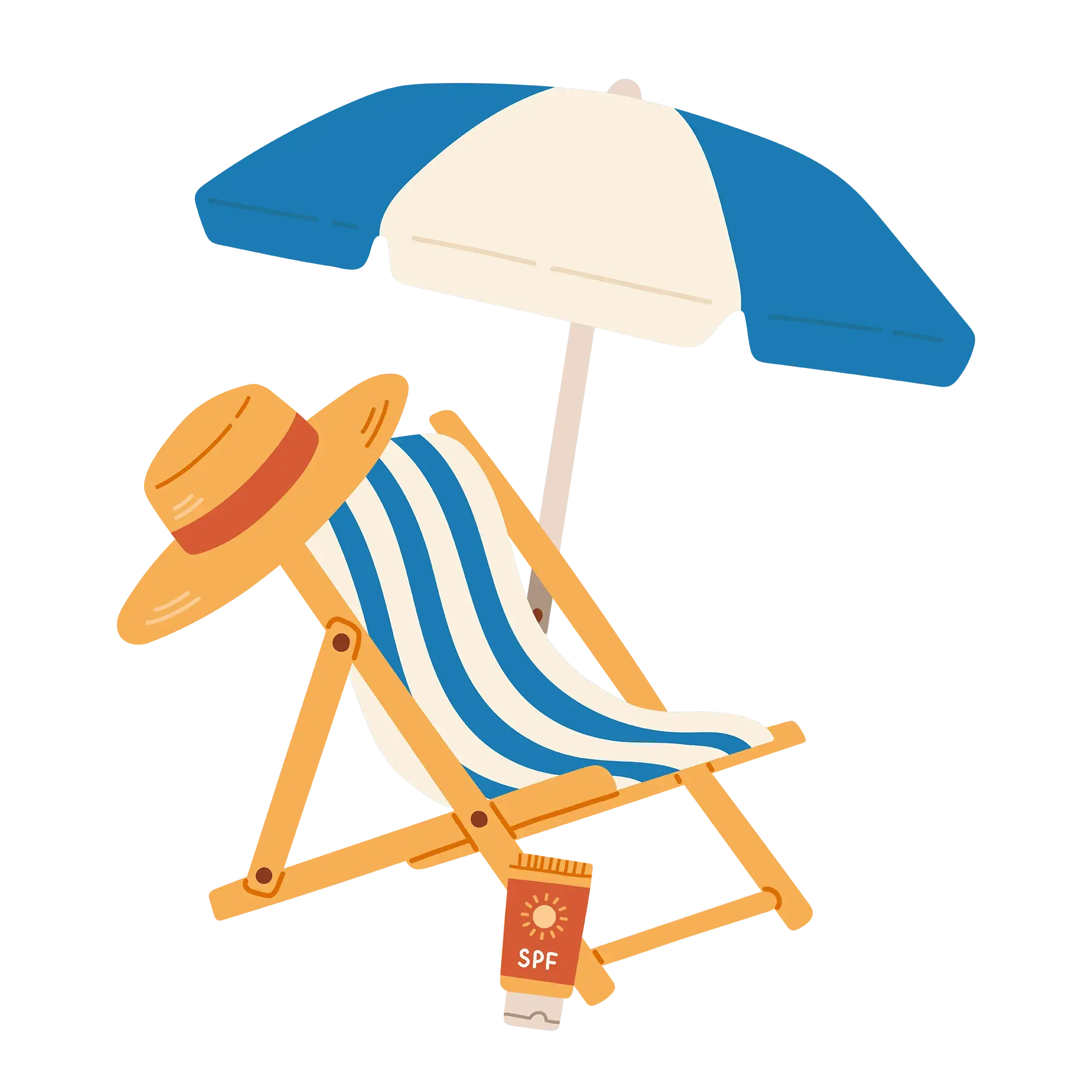 beach scene clip art